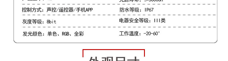 亚马逊爆款智能防水屋檐灯WIFI蓝牙APP涂鸦屋檐灯节日装饰屋檐灯详情16