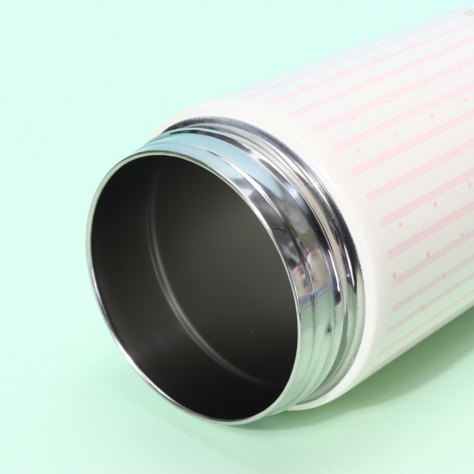 高颜值316不锈钢浮球保温杯新款卡通花茶塑料吸管杯提绳水杯批发详情5