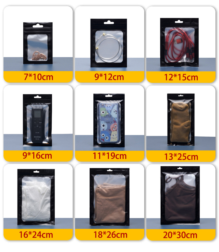 Wholesale of cross-border best-selling digital electronic product packaging bags, color matte aluminum foil bags, jewelry and gift self-sealing bags pic 5