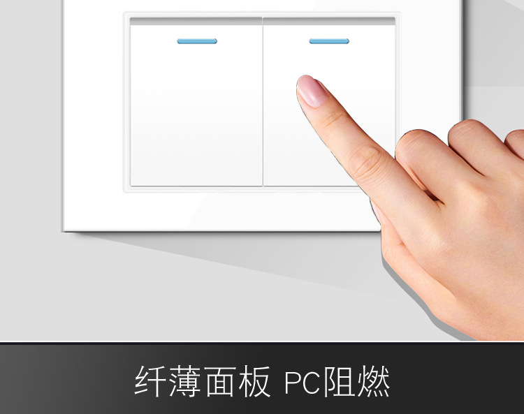 American standard socket 15A, Taiwan 110V, American standard switch panel with USB wall power supply, household white American panel pic 16