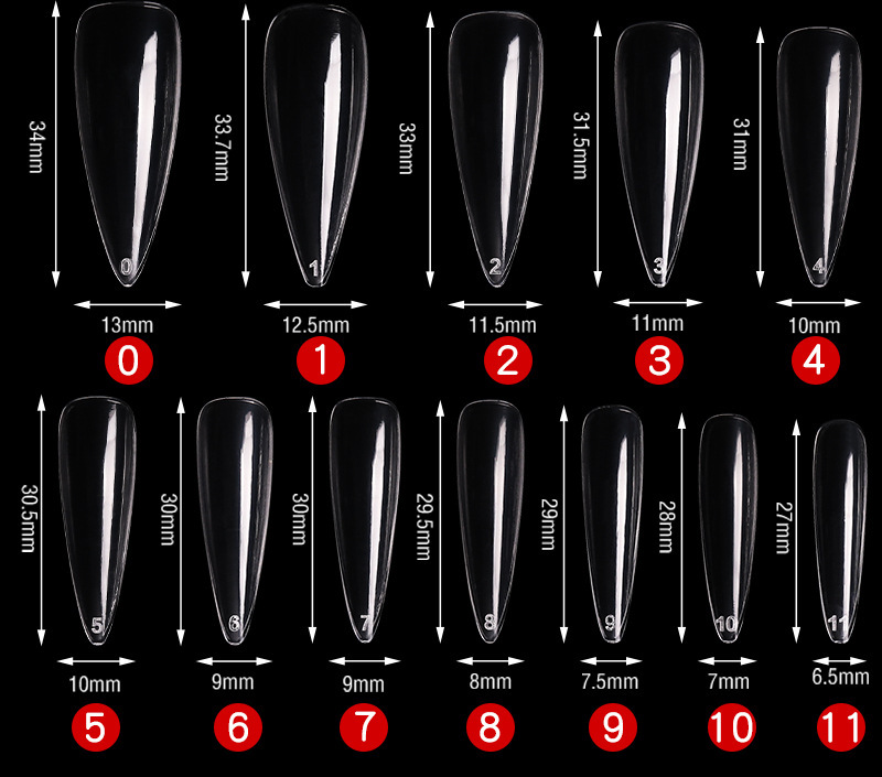穿戴甲片美甲店专用全贴半贴超薄无痕指甲贴片延长美甲美妆用品详情23