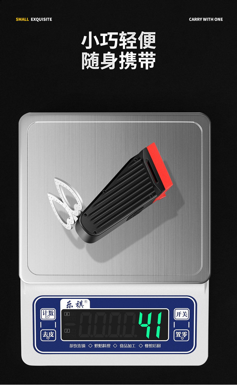 New bicycle double-heart taillights, mountain bike riding equipment, bicycle lights, road bike warning, creative taillights pic 13