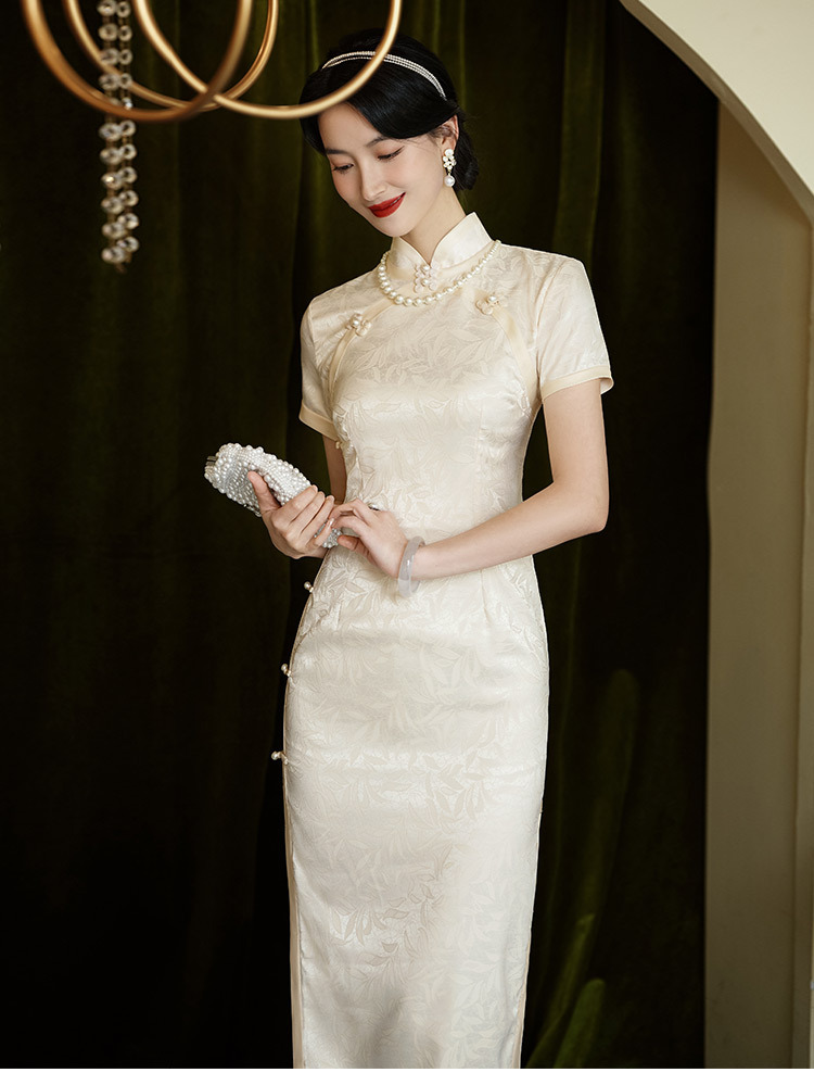 National trend cheongsam for women, Republic of China couple battle robes, Mongolian robes, slimming design sense pic 10