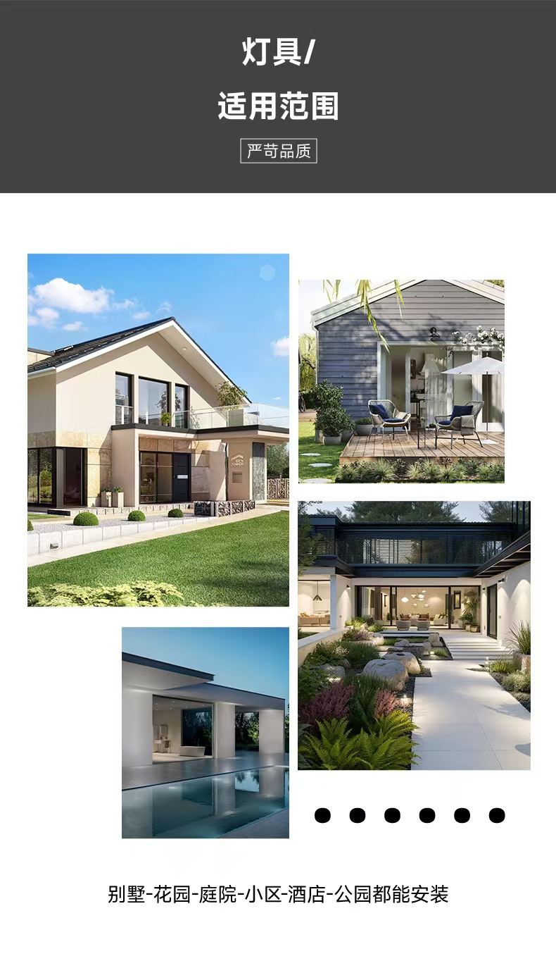 Cross-border new Chinese-style outdoor wall lamps for villas, courtyards, gardens, hotels, corridors, staircases and walls pic 9