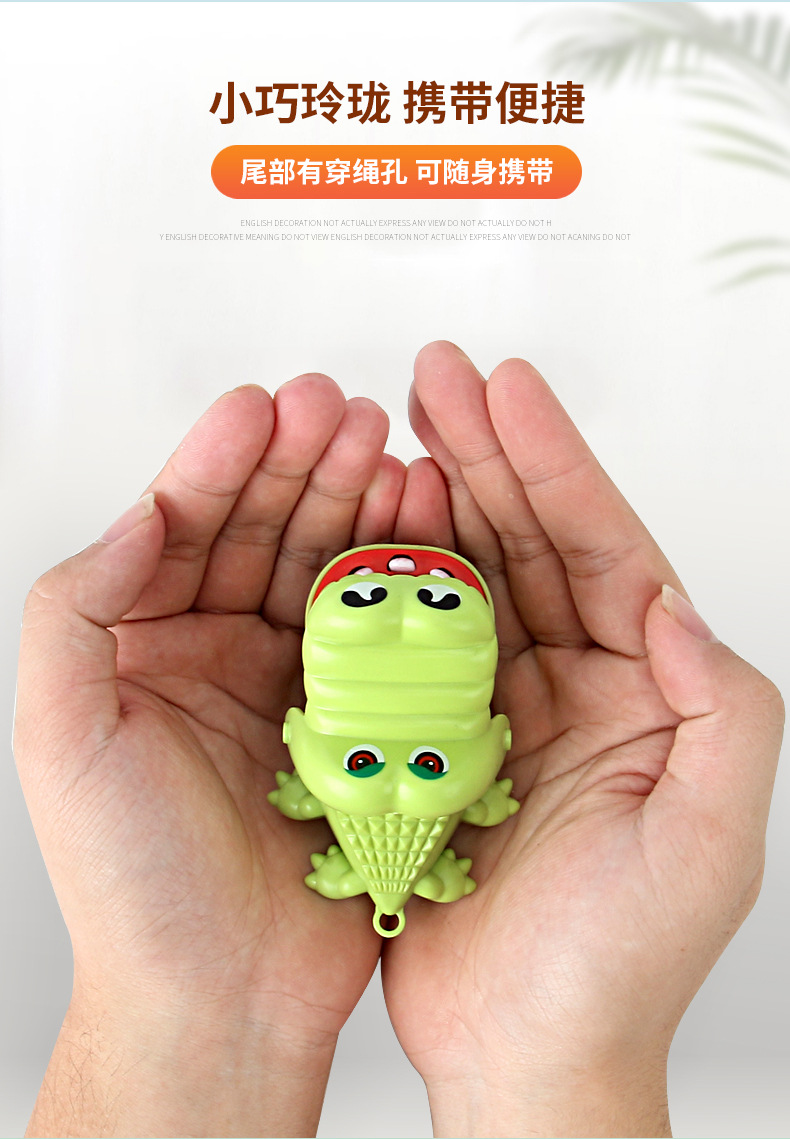 Mini hand-biting crocodile with keychain as a small gift, hand-biting little crocodile toy, prank crocodile pic 7