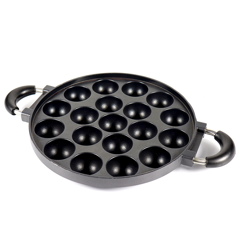 19 holes cake mould 10孔铝压铸蛋糕模鸡蛋锅不粘蛋糕烘焙DIY模详情1