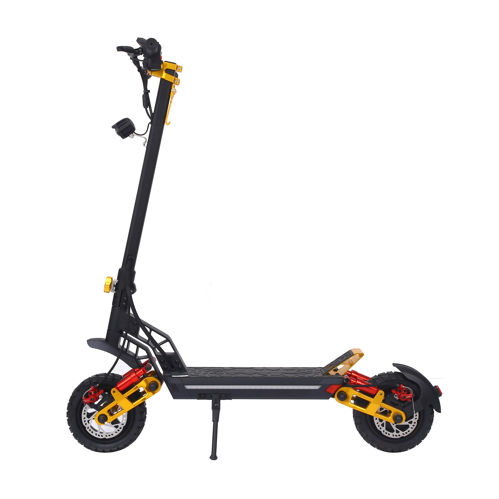 Cross-border supply of adult station electric scooters, high-power dual-shock-absorbing electric vehicles, foldable portable mobility scooters pic 2