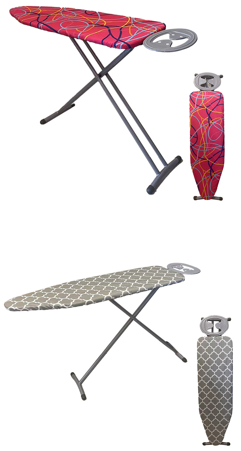 亚马逊多色可选印花可折叠托盘双层海绵不褪色家用酒店烫衣熨衣板详情9