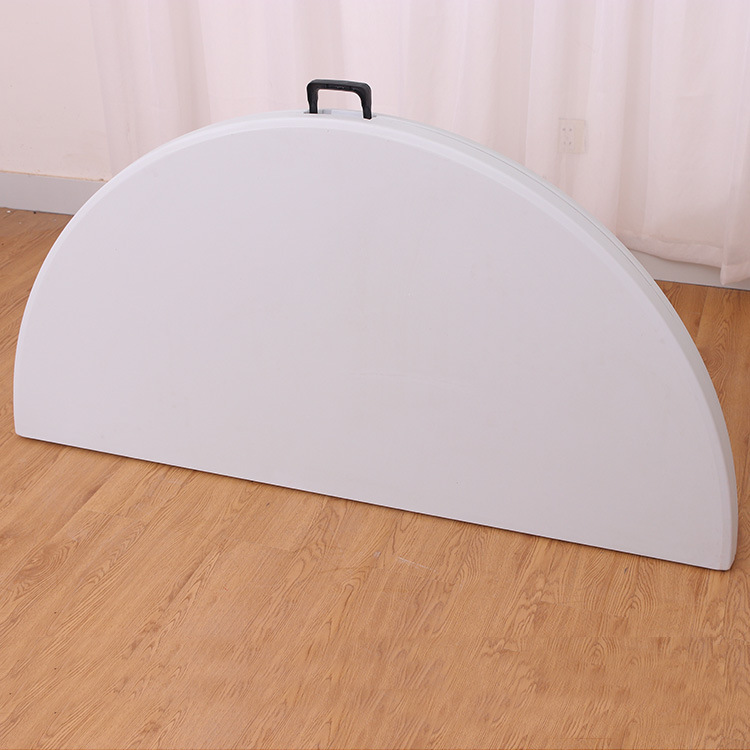 外贸折叠圆桌家用酒店饭店折叠大圆桌客厅餐厅户外简易塑料折叠桌详情33