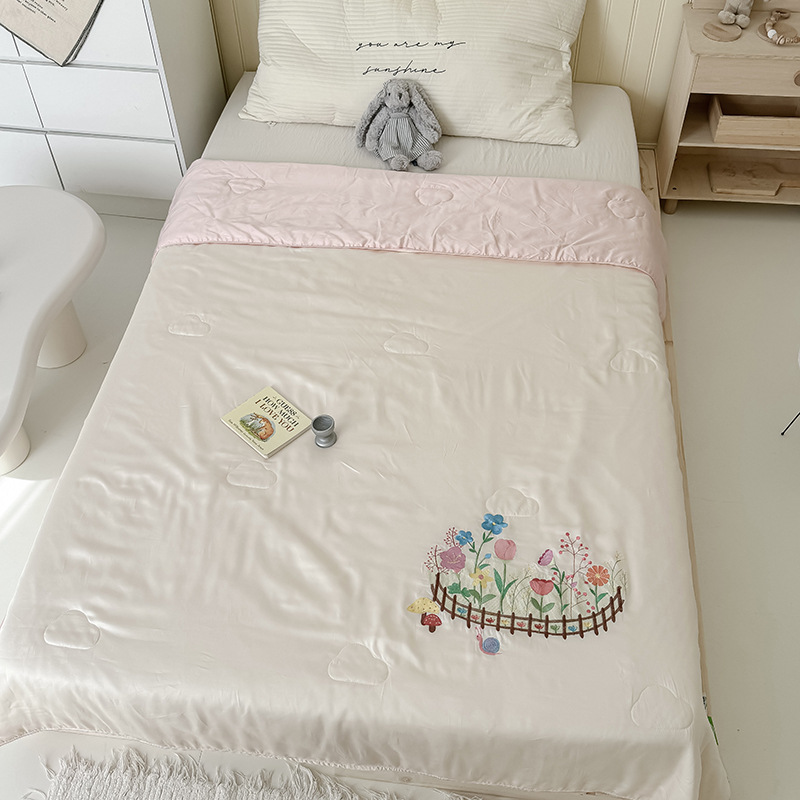 A类亲子款60支兰精天丝儿童夏被婴幼儿空调夏凉被午睡学生薄被子详情21