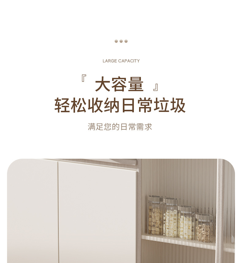 家用波浪纹垃圾桶大号塑料创意卫生间厨房压圈无盖客厅垃圾篓批发详情17