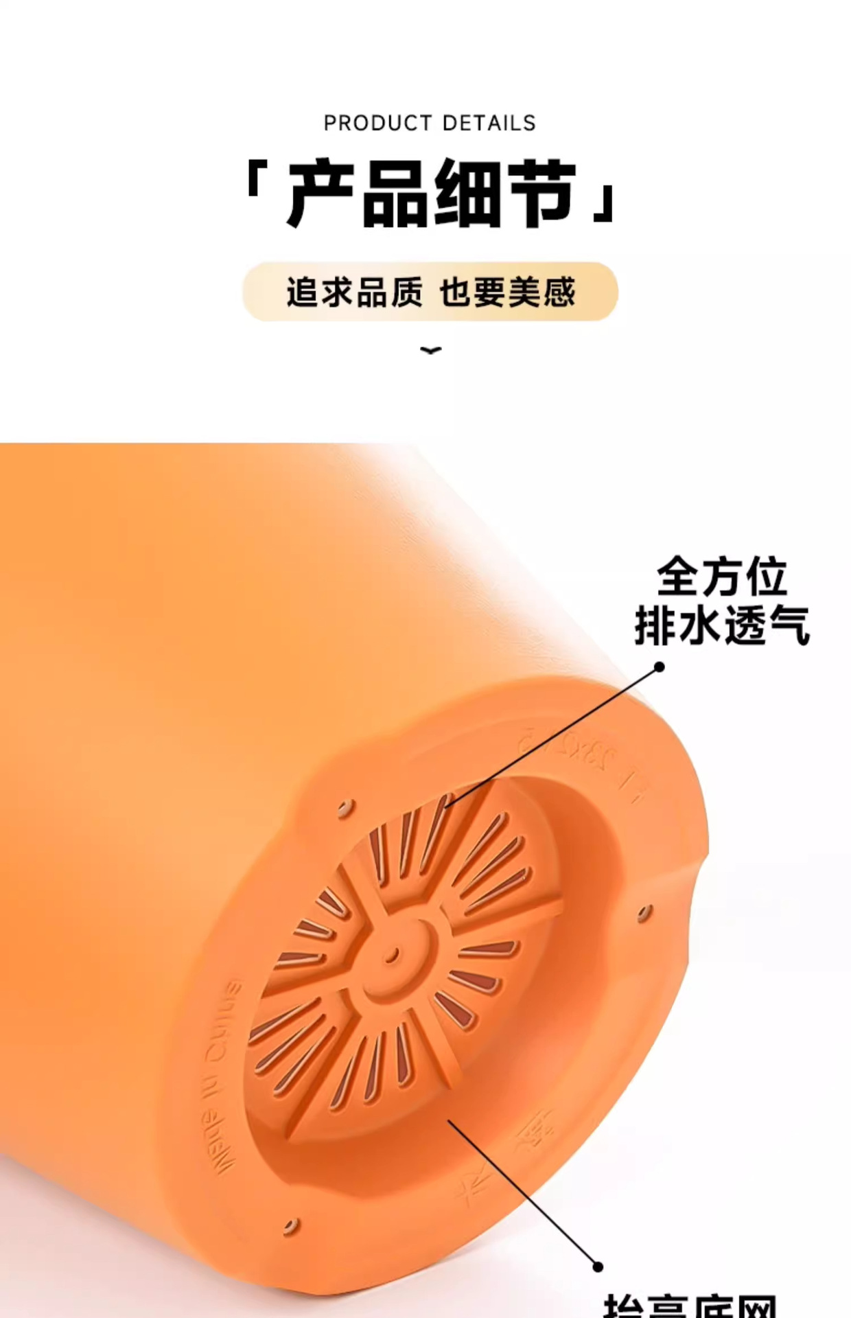 帝罗马仿陶瓷加仑盆白色大号盆栽加厚树脂塑料花盆家用轻奢高级感详情11