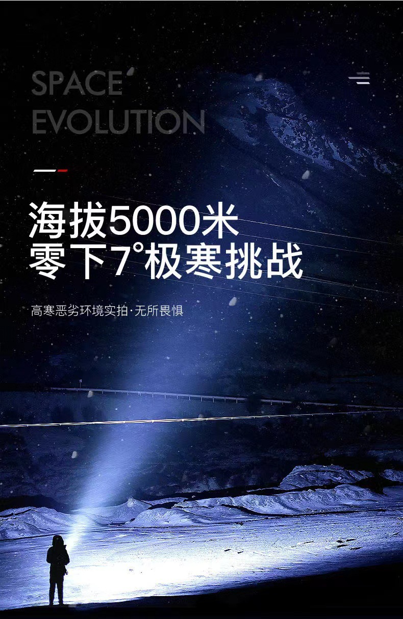 Cross-border best-selling octa-core flashlight, outdoor multi-functional led strong light, usb rechargeable, ultra-bright outdoor one-piece consignment pic 5