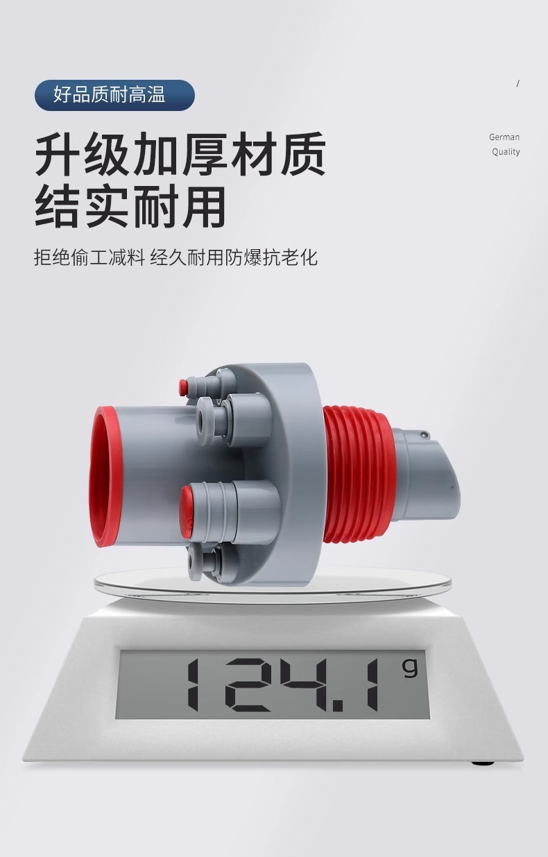 厨房下水管五通集成下水水槽排水管道洗碗机分水净水器多功能接头详情14