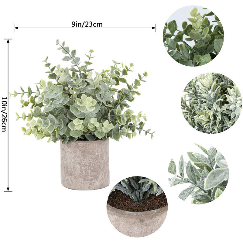 跨境热卖仿真绿植盆栽新品厂家直销假植物ins风室内办公装饰园艺盆景批发详情7