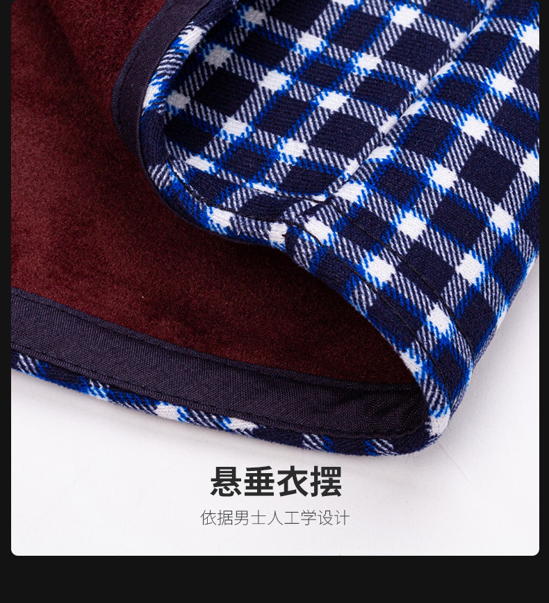 保暖男士格子衬衣加绒加厚格子印花双面绒衬衫秋冬衬衫多色可选详情25