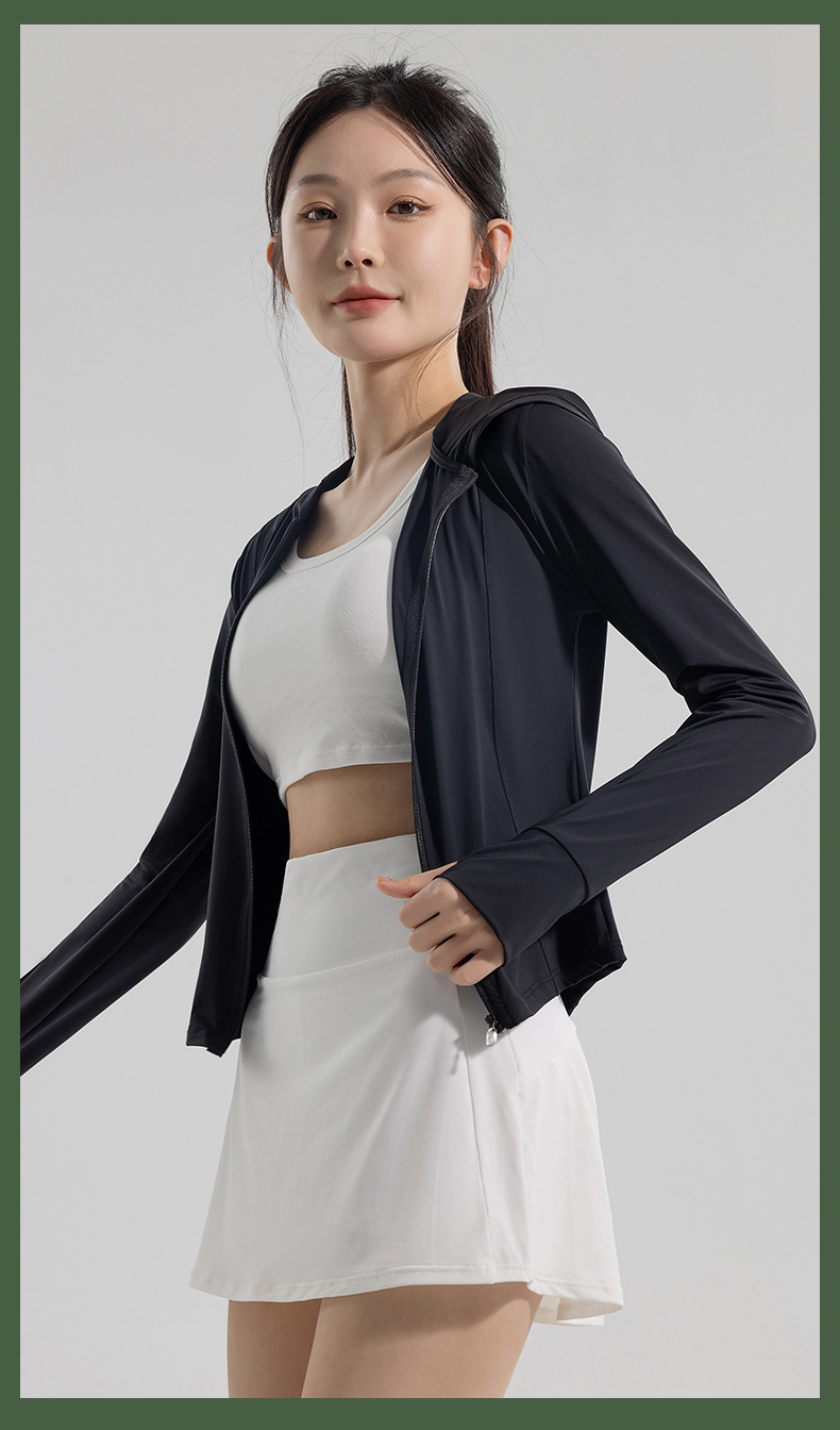 Comfortable, tight, breathable and fashionable sun-protective clothing for women, summer light, quick-drying sun-protective clothing, ice silk UV protection for women pic 29