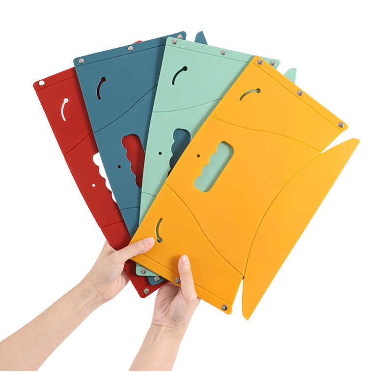 卡片折叠凳子 户外野营钓鱼多功能便携手提篮 折叠凳便携塑料凳子详情12