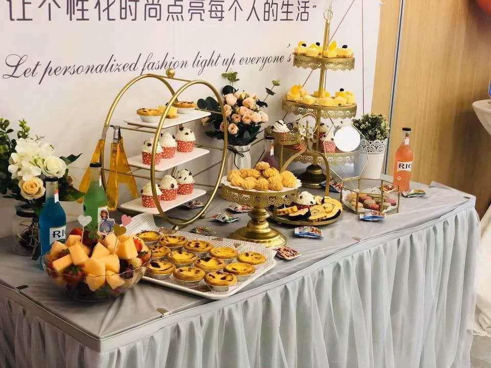 甜品台摆件展示架套装糕点托盘冷餐茶歇摆台蛋糕架子下午茶点心架详情4