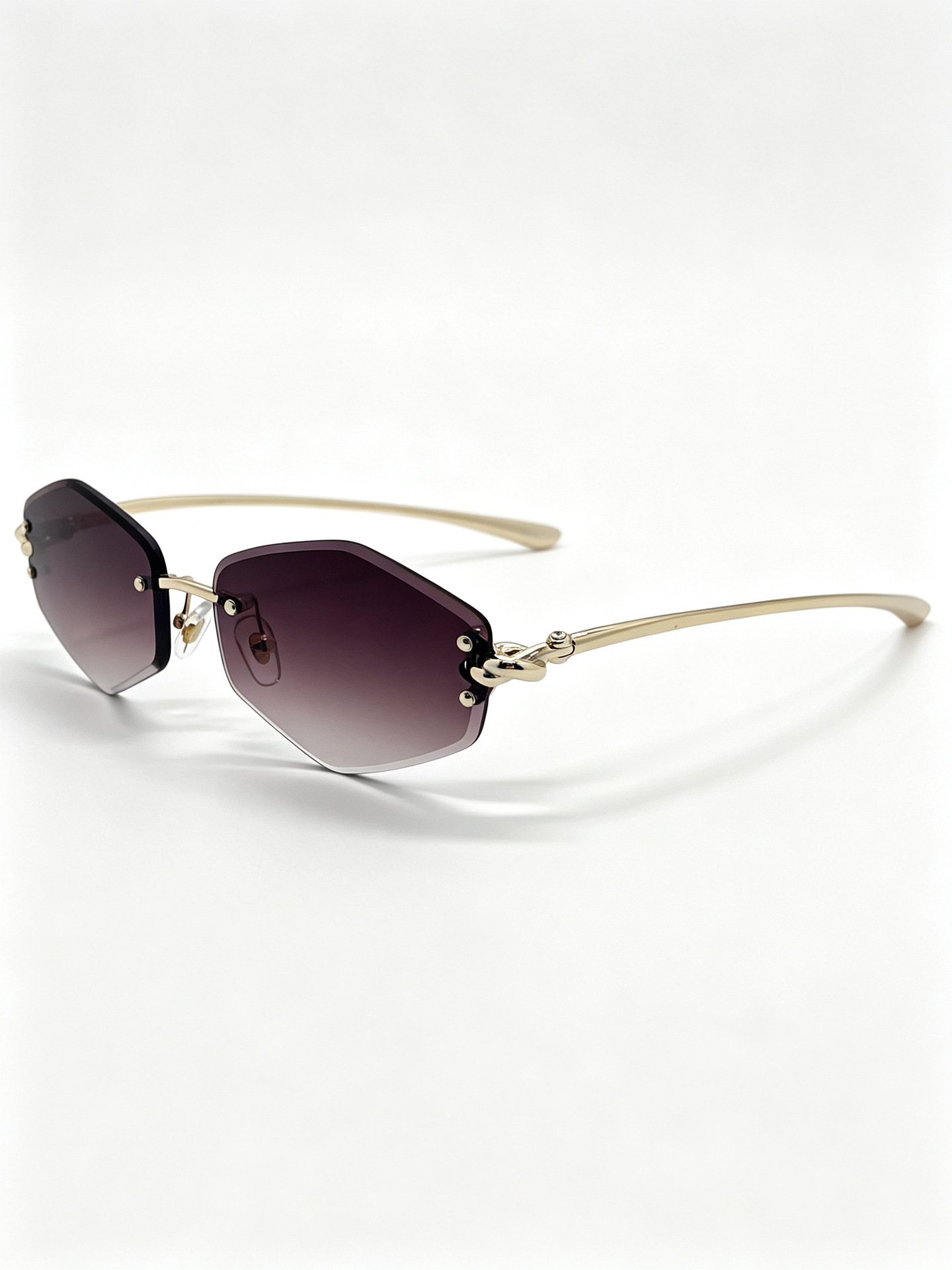 Fashionable polygonal sunglasses for women and men, polarized sunglasses with prescription, trendy and versatile eyewear accessories pic 9