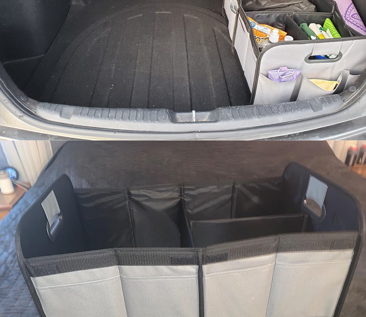 Cross-border consignment car storage box, trunk storage box, Oxford cloth material storage box, large capacity, foldable pic 12