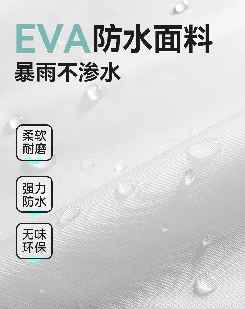 透明雨衣女模特款防风防水时尚穿搭雨衣详情4