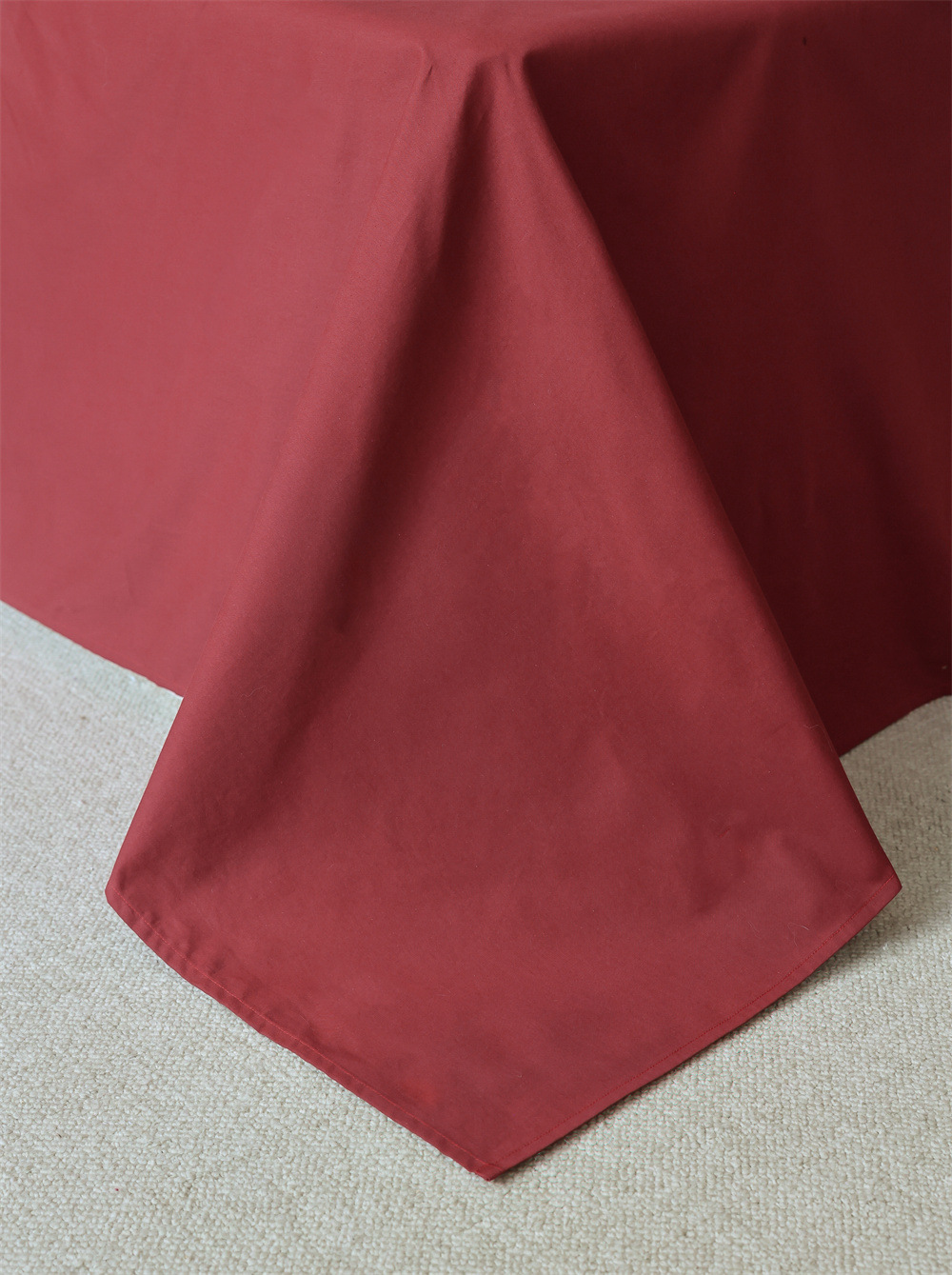 Class A retro jacquard all-cotton wedding four-piece set, a red pure cotton high-end wedding room bedding pic 13
