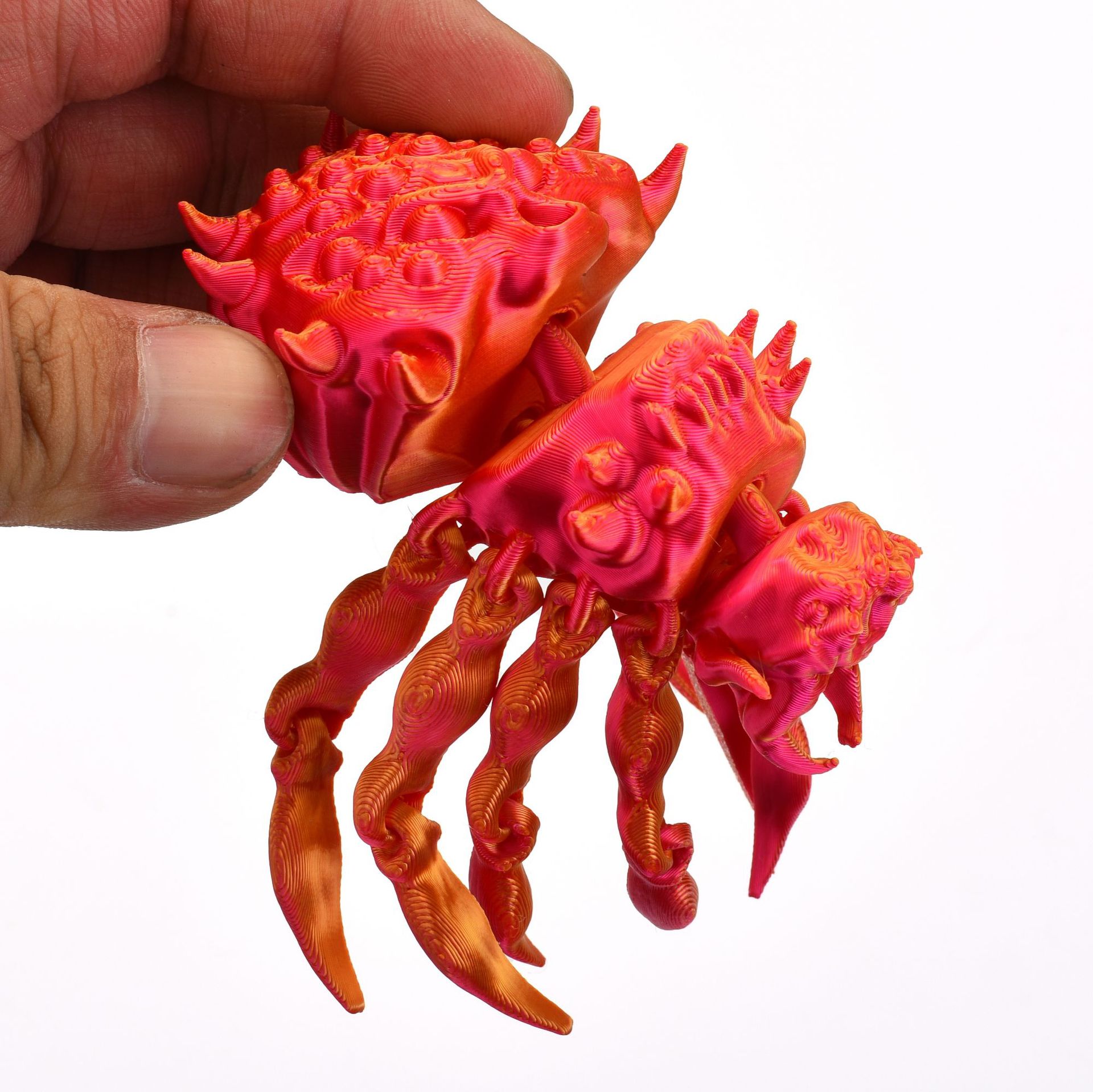 3d打印骷髅蜘蛛家用桌面手办礼物摆件装饰关节可动夜市摆摊玩具详情9