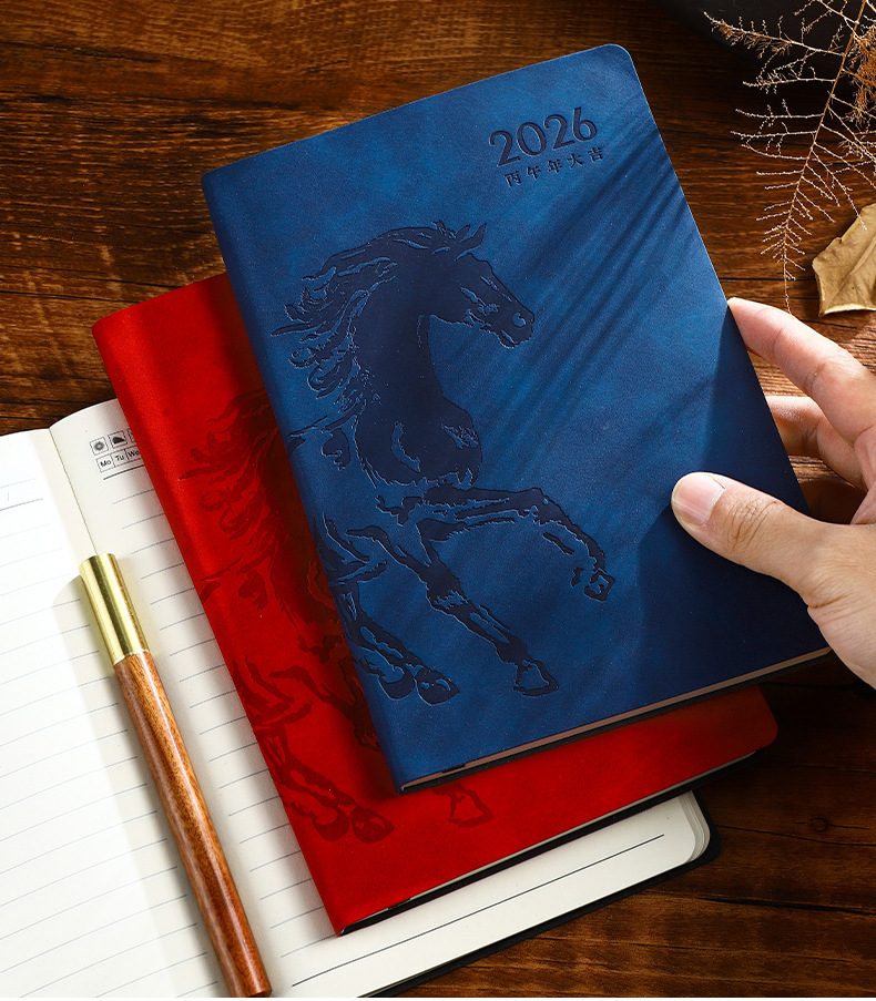 The Year of the Horse notebook gift box is a customized graduation season souvenir. The a5 notebook for achieving success in the exam can be printed with logos pic 11