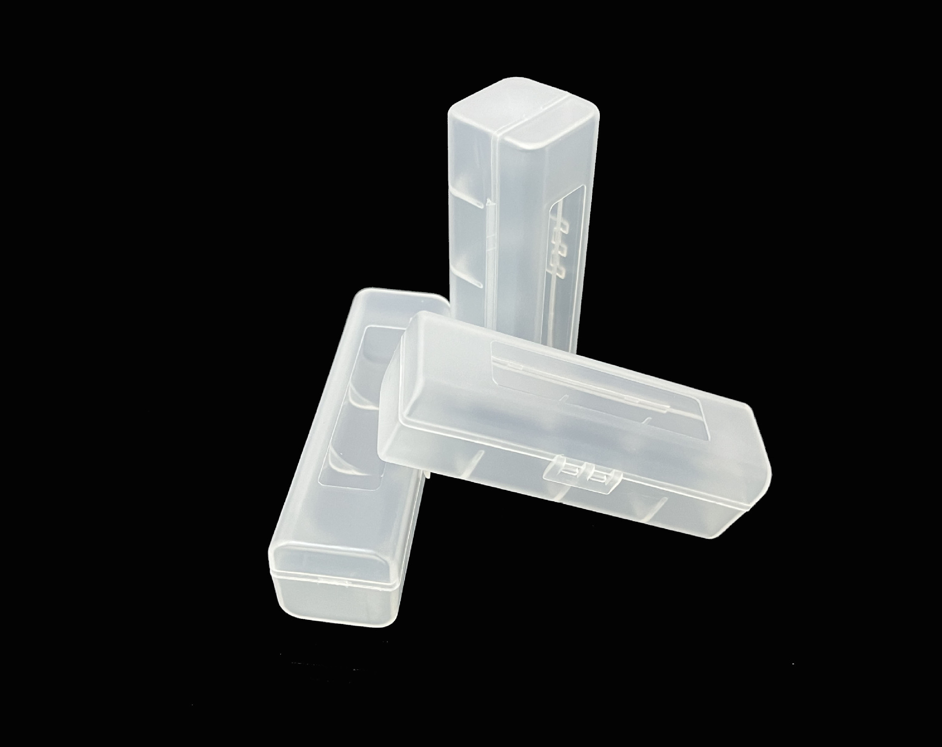 Single-section extended pointed 18650 battery box, 18650 storage box, 21700 plastic box, PP box pic 9