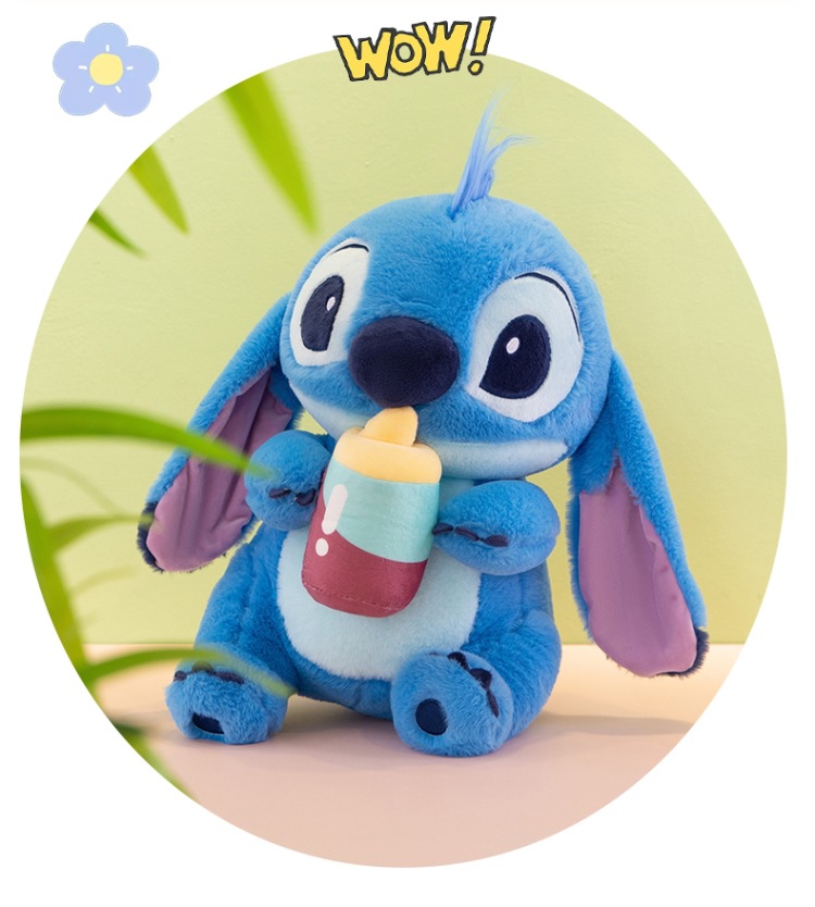 跨境新款奶瓶史迪公仔玩偶毛绒玩具玩偶抱枕网红娃娃礼物跨境批发详情14