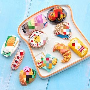 New Chinese-style food play fridge magnets, large card fridge magnets, food play blind bags, Douyin open blind bags, blind boxes, fridge magnets pic 4