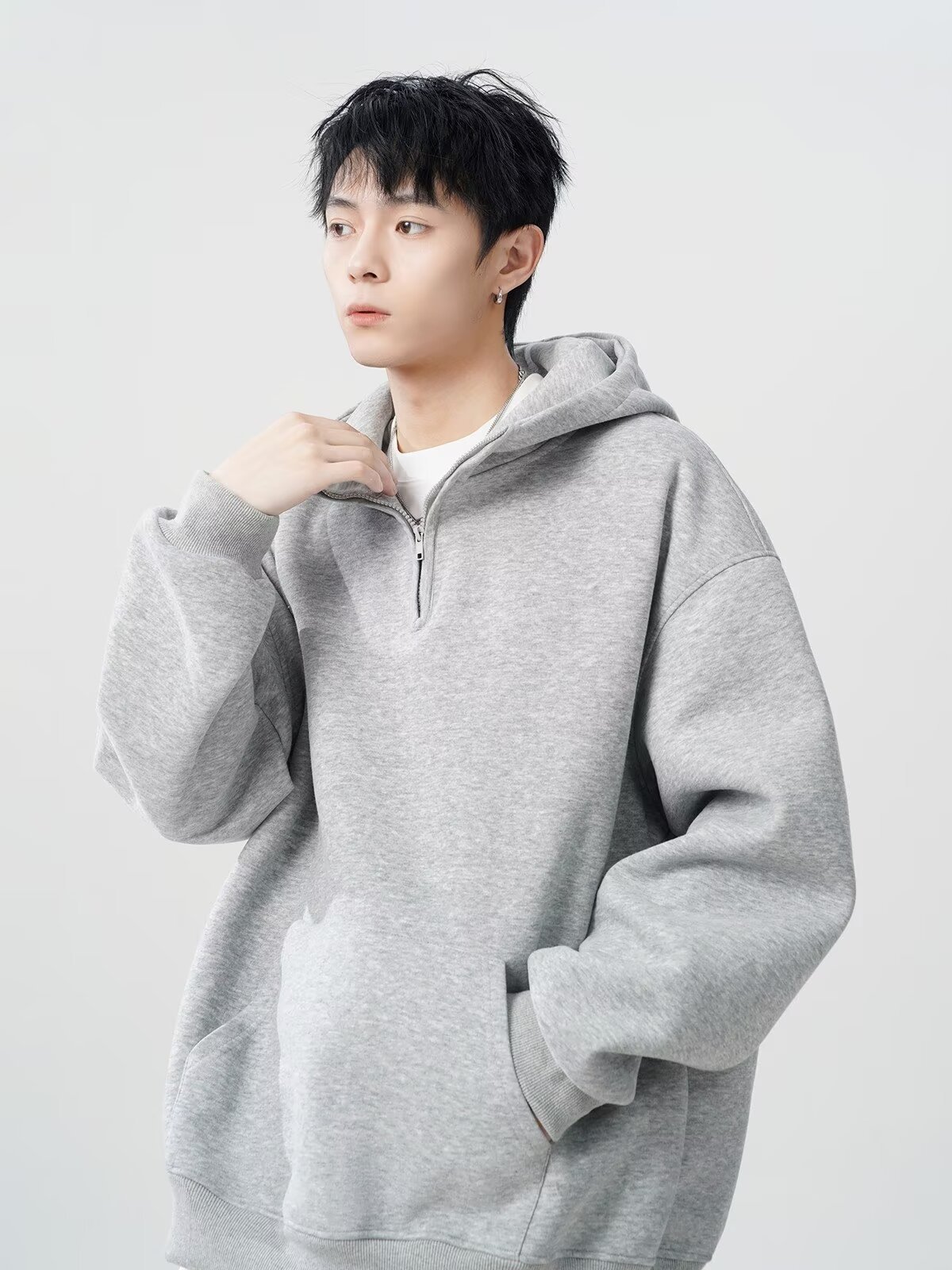  oversize casual versatile top fashion men's hoodie详情26