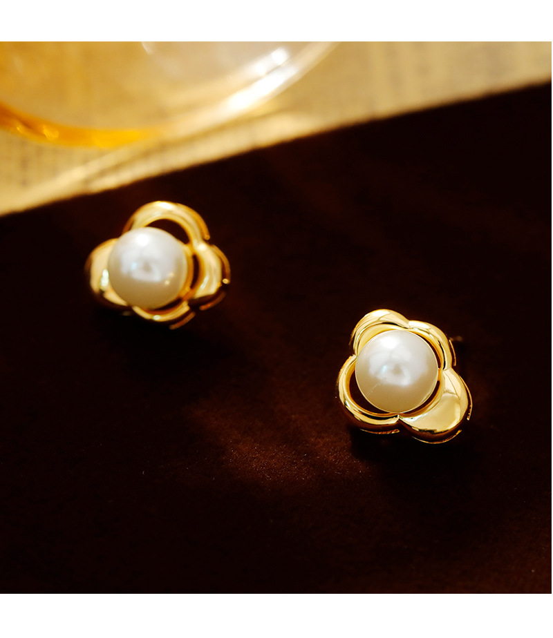 Hyacinth pearl aretes mujer 2025 tik yin boom aretes estilo francés premium sentido pequeña fragancia orejeras nicho temperamento orejeras pic 8