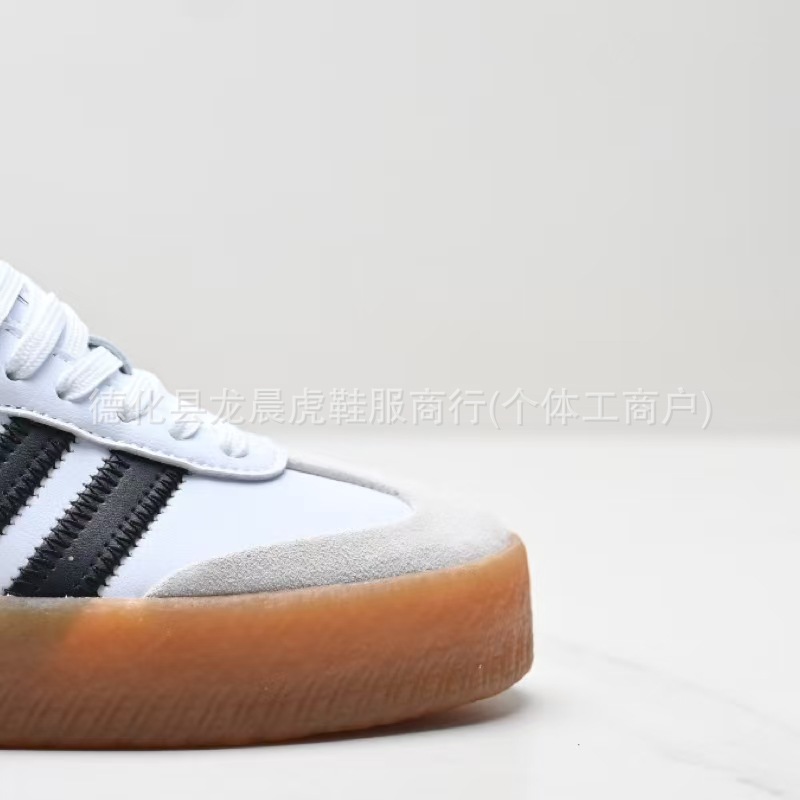 德训鞋女鞋莆田samba纯原百搭校园红蓝银色增高厚底休闲男小白鞋详情9