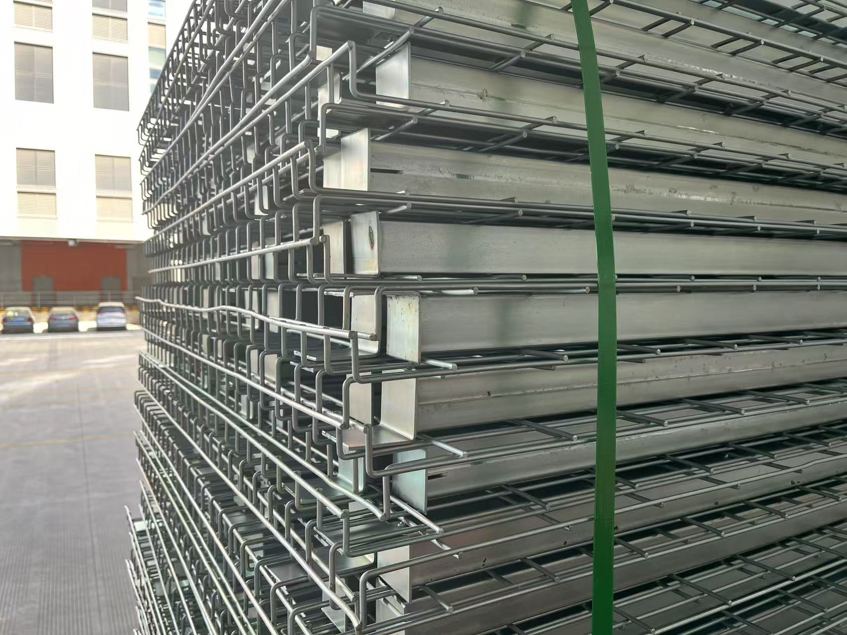 层网仓储货架承重网辅助承载加筋铁丝仓储笼仓库货架横梁网片详情10