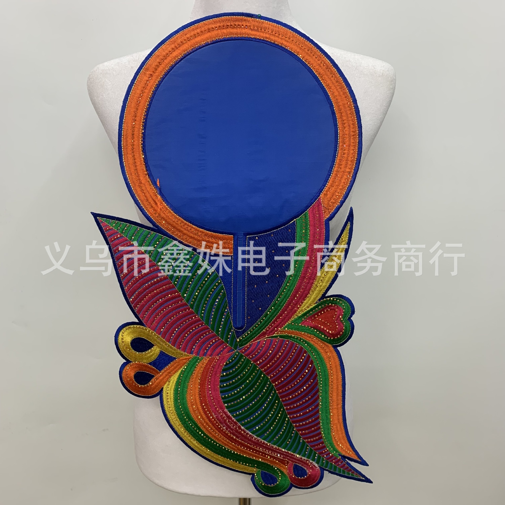 Best-selling stage costume accessories with irregular-shaped embroidered circular collars pic 8