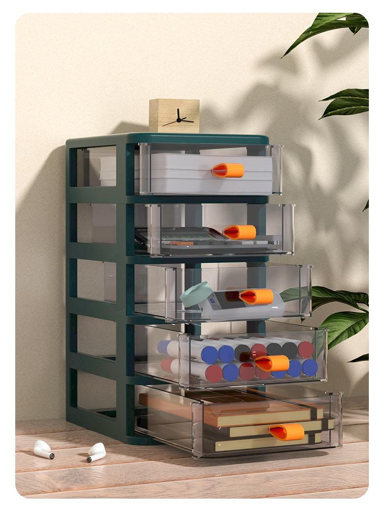 Storage box, desktop shelf, drawer-type multi-layer office storage box, storage box, desk storage and organization box pic 14