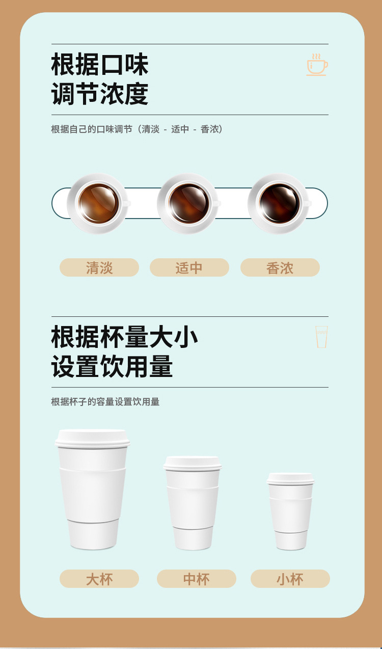 Fully automatic commercial and household five-ingredient single-heating freshly mixed scanning code coffee machine and milk tea machine pic 17