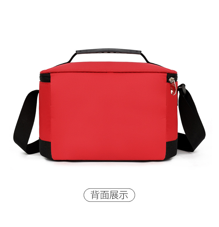 Wholesale aluminum foil lunch bags, waterproof ice packs, hand-held lunch box bags, thickened striped bento bags, insulated bags, cross-border pic 39
