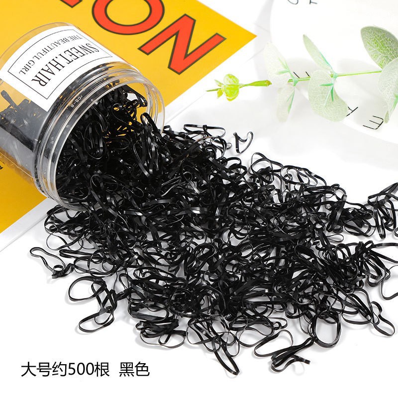 夏季成人橡皮筋高弹力一次性皮筋高马尾女孩发圈不伤发皮圈女批发详情4