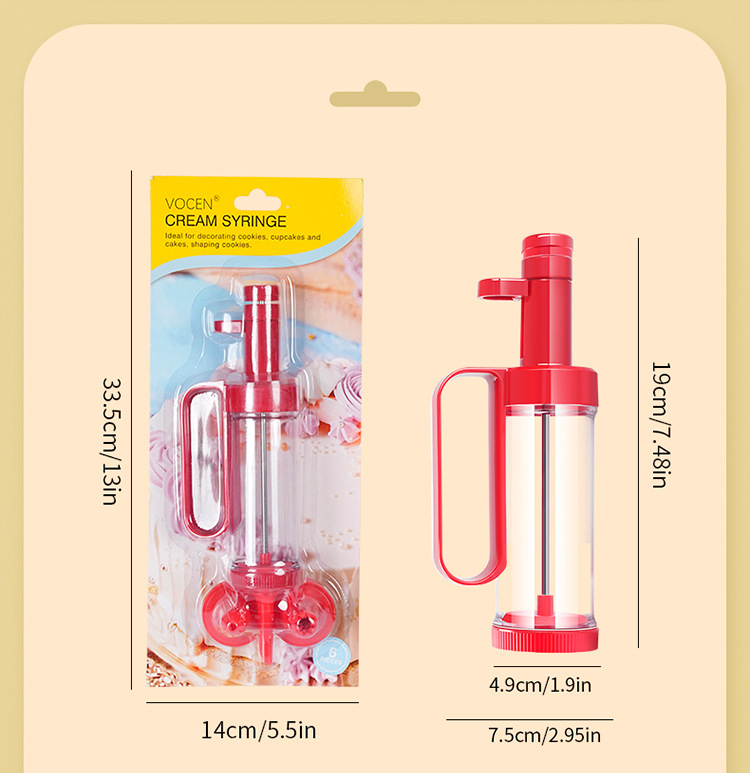 Serving kitchen cookie gun, cookie grinding tool, mounting gun tool, complete set of bean melting baking sleeve, mounting nozzle, extrusion flower pic 13