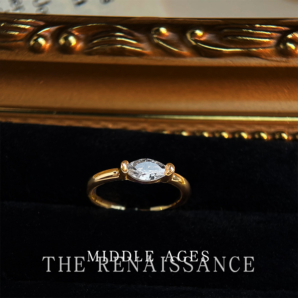 Court Night Banquet ~vintage Mid-style enamel drop glaze ring, retro artistic index finger ring, niche light luxury jewelry pic 9