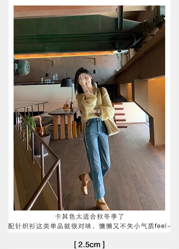 葡萄妈同款鞋复古做旧风质感马皮暗黑风方头粗跟单鞋女夏季详情16