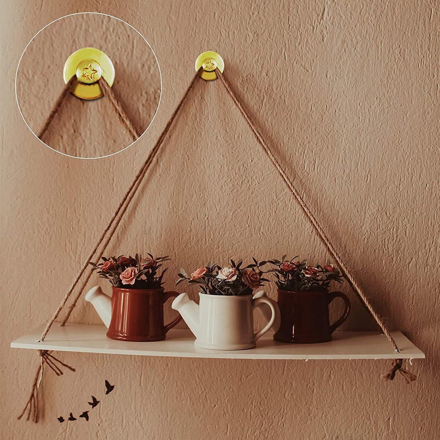 厂家供应金色五角星双头挂钉锌合金全金属相框照片墙固定挂钉详情4