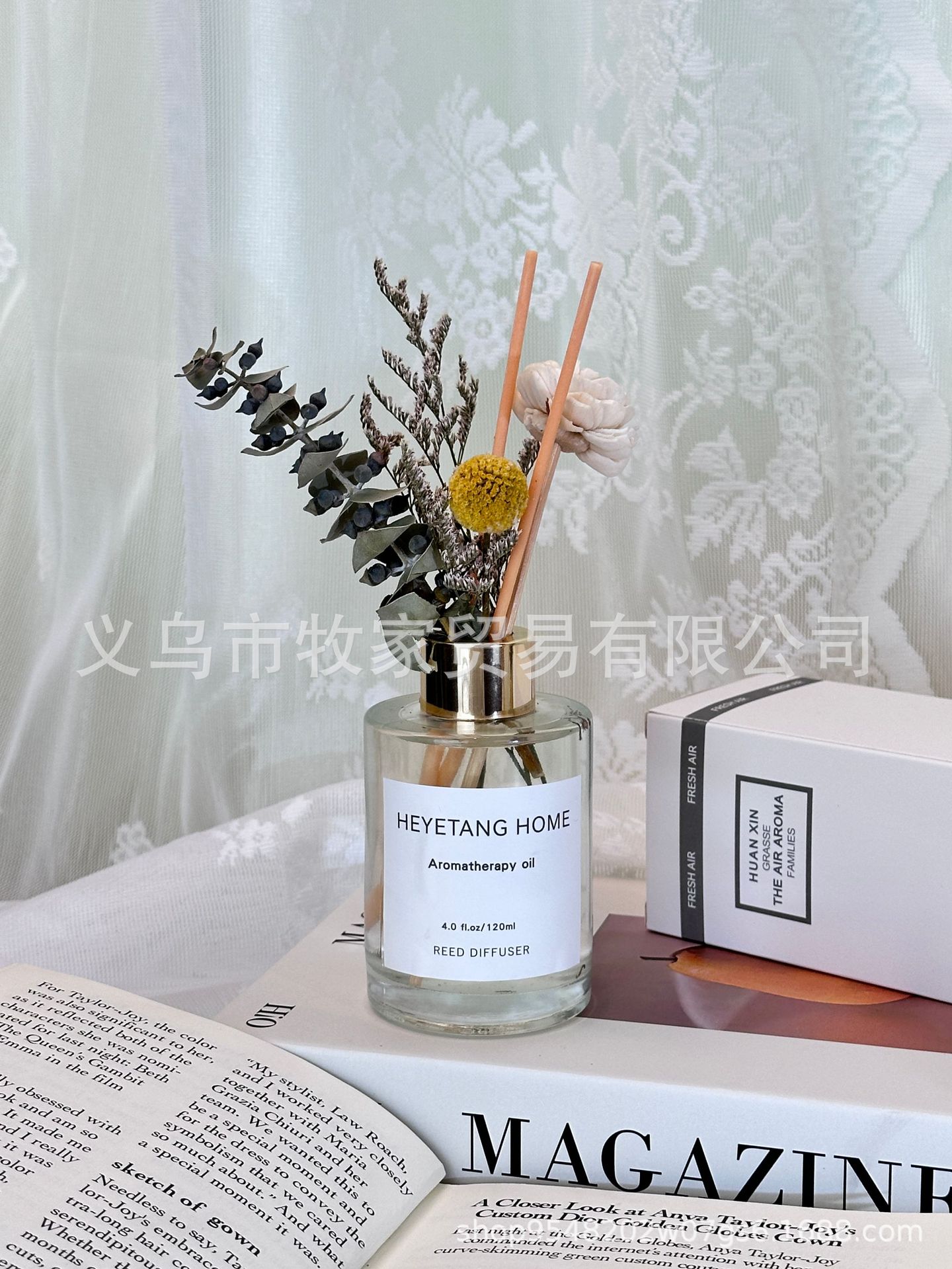 无火香薰摆件卧室持久花香薰装饰干花精油香氛室内详情27