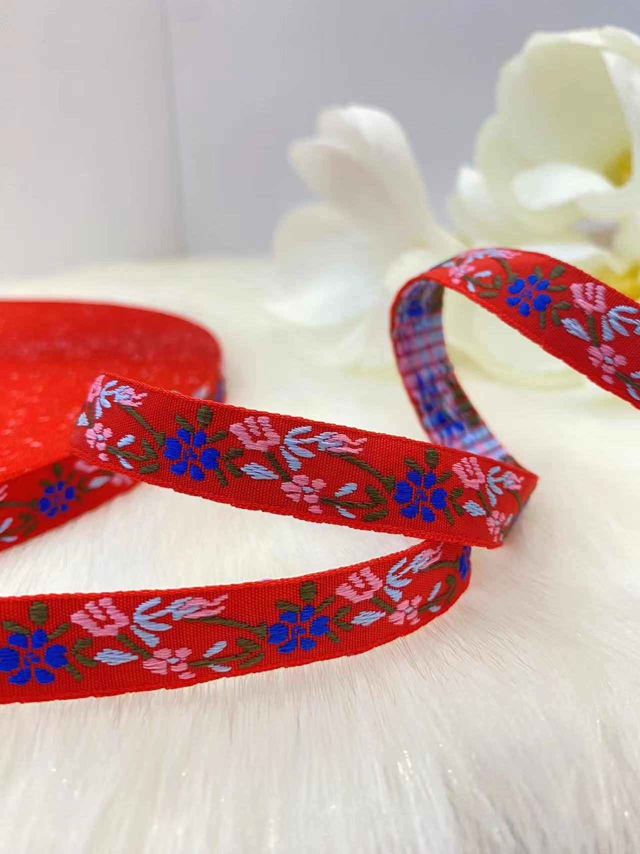 多种款式现货民族风提花刺绣织带新春发饰头饰辅料批发厂家直供详情17