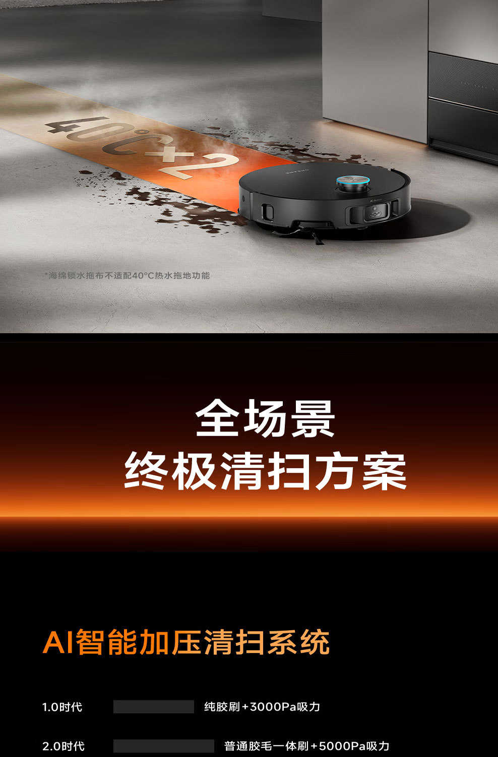 追觅Matrix10 Ultra智能换拖布分区清洁扫地机器人 吸扫洗拖一体详情9