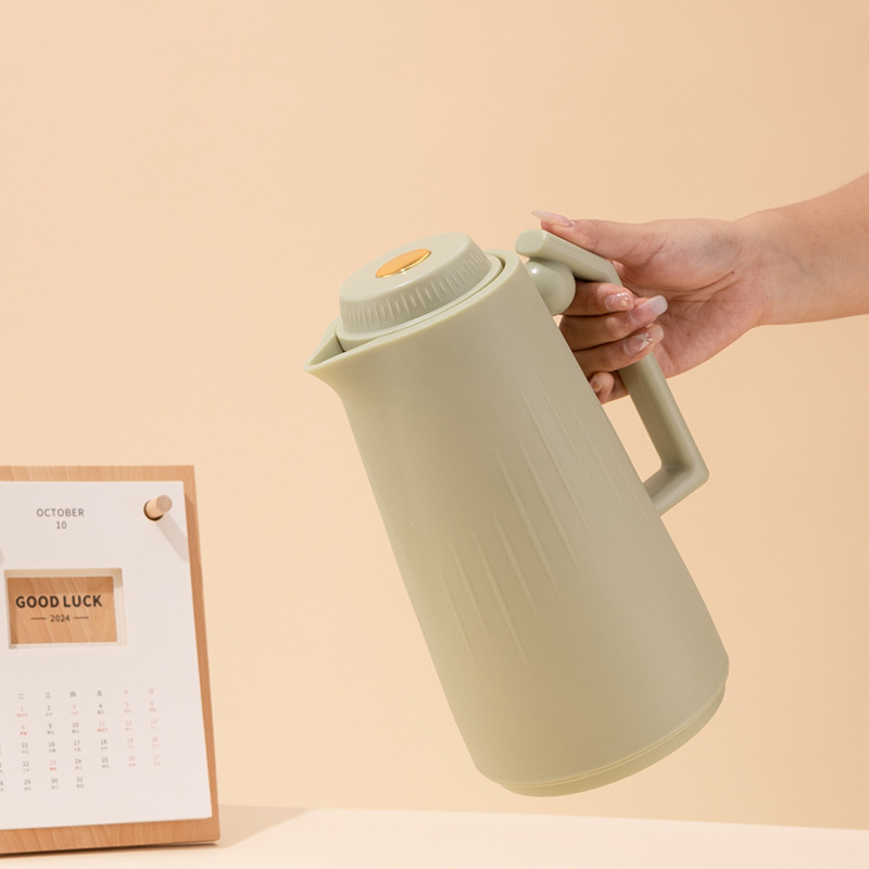 跨境大容量金盖真空保温壶 玻璃内胆家用保温瓶 批发商用咖啡壶 优质保温水壶 长效保温瓶详情15