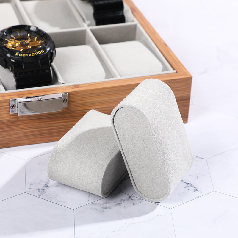 花梨纹高档手表箱大容量手表展示盒跨境竹木珠宝饰品收纳包装盒子详情5